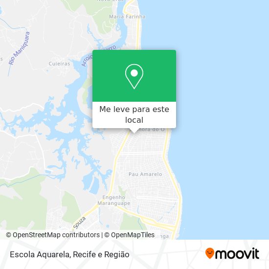 Escola Aquarela mapa