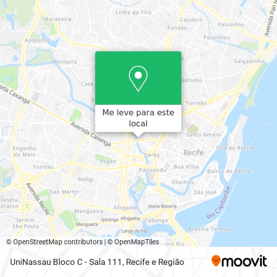 UniNassau Bloco C - Sala 111 mapa