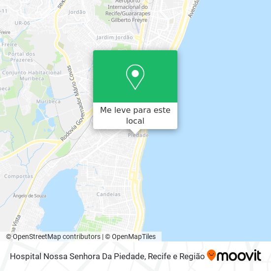 Hospital Nossa Senhora Da Piedade mapa