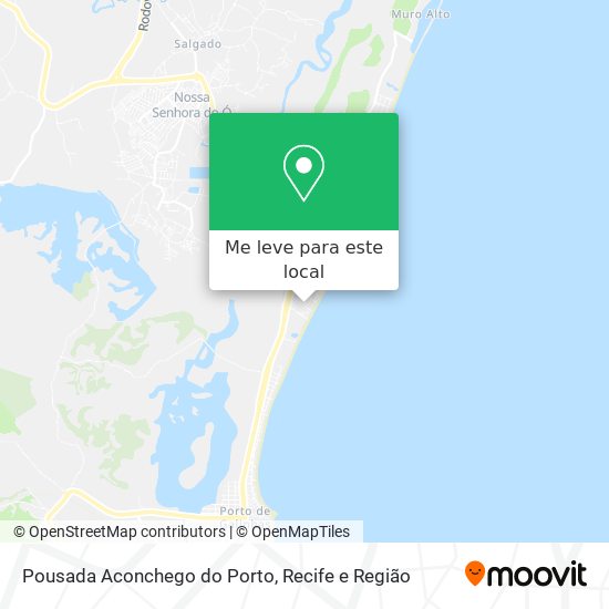 Pousada Aconchego do Porto mapa