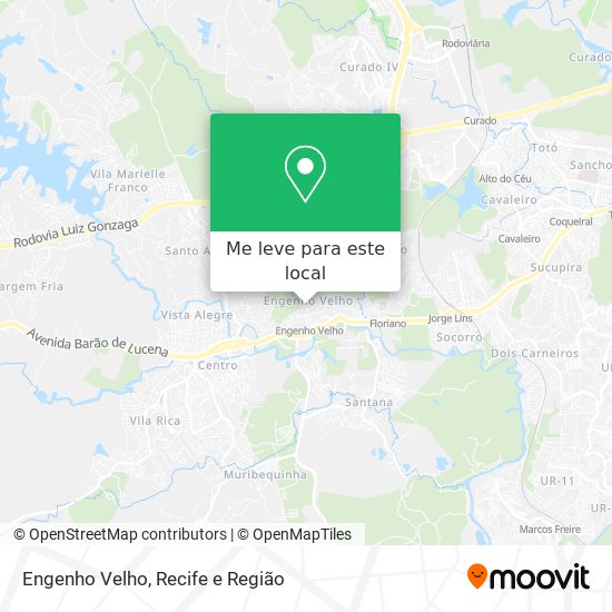 Engenho Velho mapa