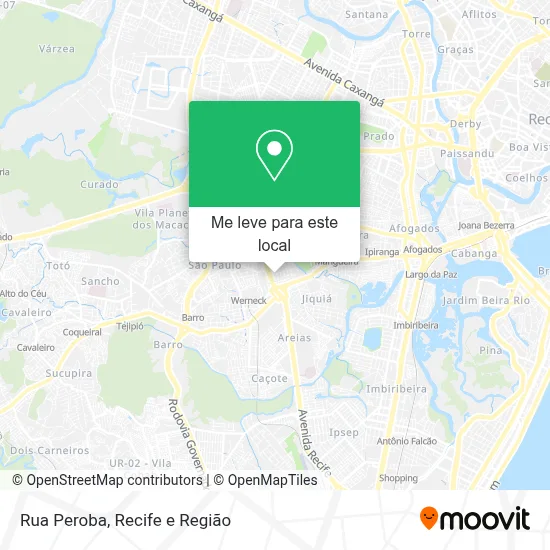 Rua Peroba mapa
