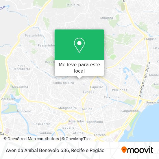 Avenida Aníbal Benévolo 636 mapa