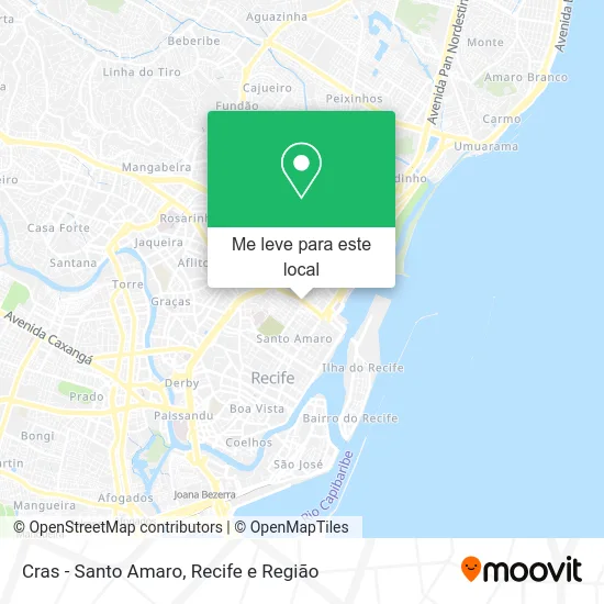 Cras - Santo Amaro mapa