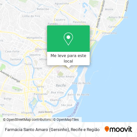 Farmácia Santo Amaro (Gersinho) mapa