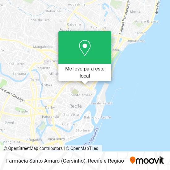 Farmácia Santo Amaro (Gersinho) mapa