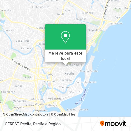 CEREST Recife mapa