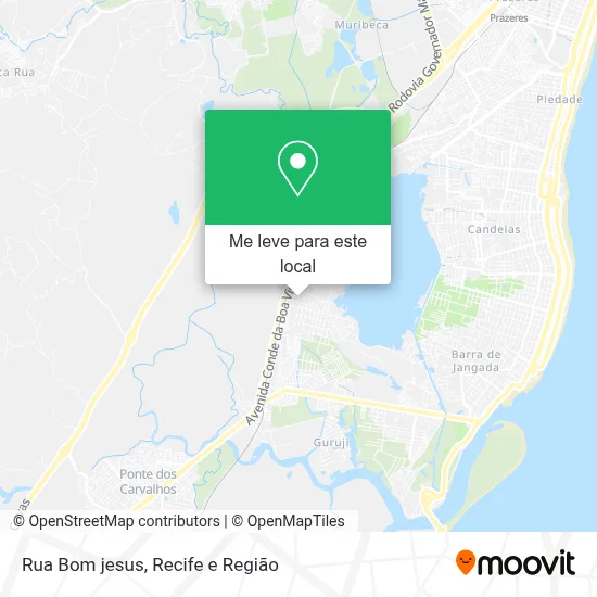 Rua Bom jesus mapa
