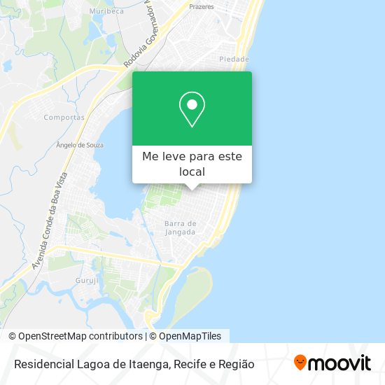 Residencial Lagoa de Itaenga mapa