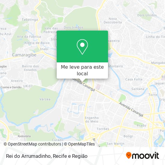 Rei do Arrumadinho mapa