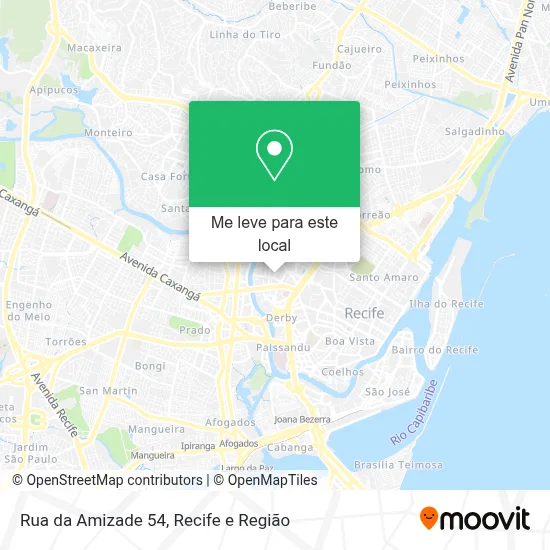 Rua da Amizade 54 mapa