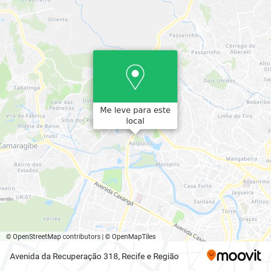 Avenida da Recuperação 318 mapa