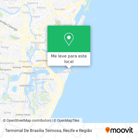 Termimal De Brasilia Teimosa mapa