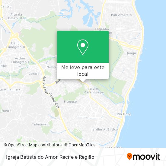 Igreja Batista do Amor mapa
