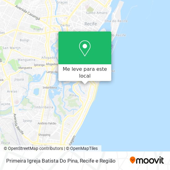 Primeira Igreja Batista Do Pina mapa