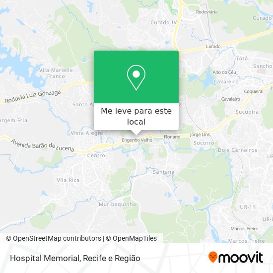 Hospital Memorial mapa