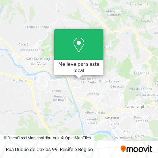 Rua Duque de Caxias 99 mapa