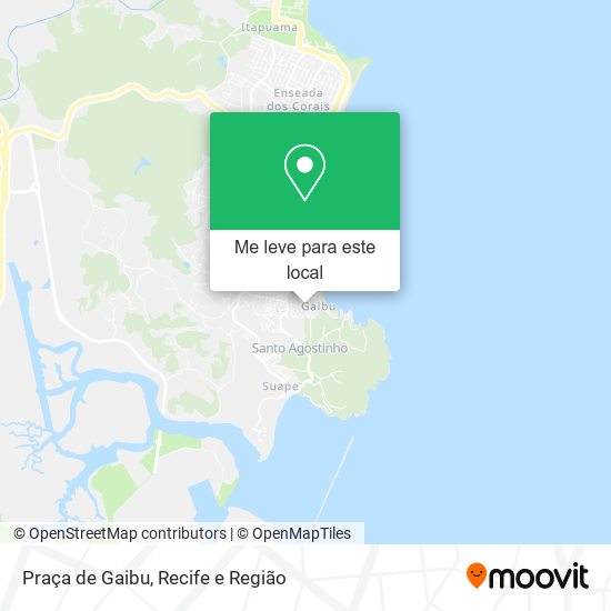 Praça de Gaibu mapa