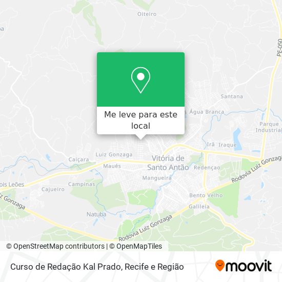 Curso de Redação Kal Prado mapa