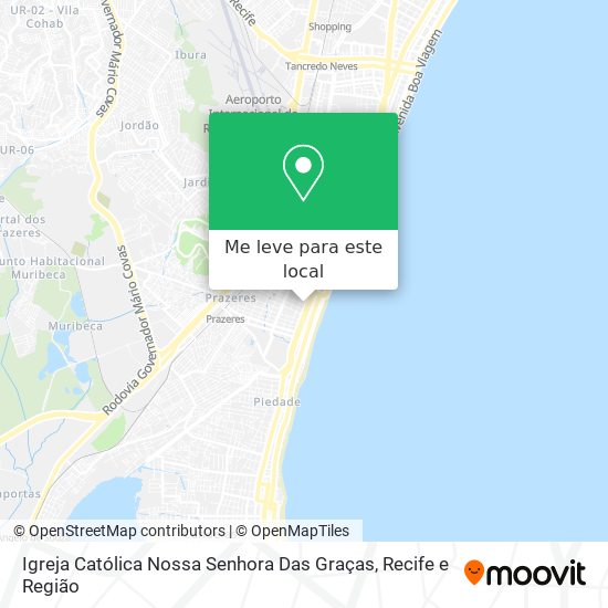 Igreja Católica Nossa Senhora Das Graças mapa