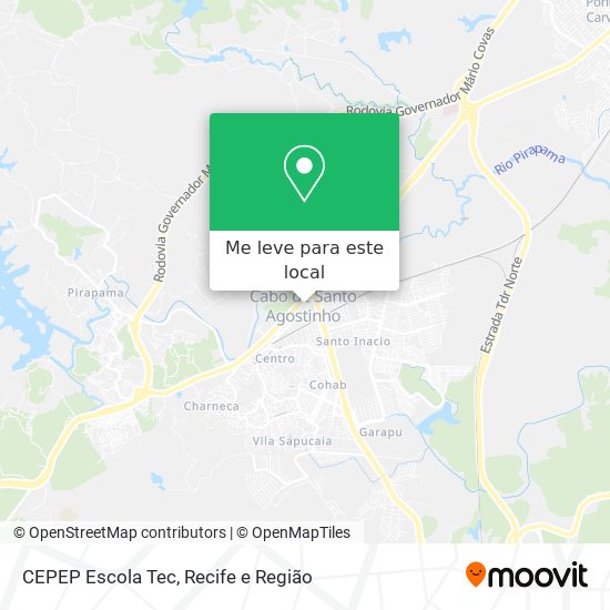 CEPEP Escola Tec mapa