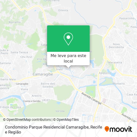 Condomínio Parque Residencial Camaragibe mapa