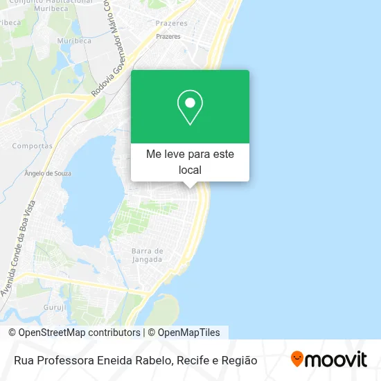 Rua Professora Eneida Rabelo mapa