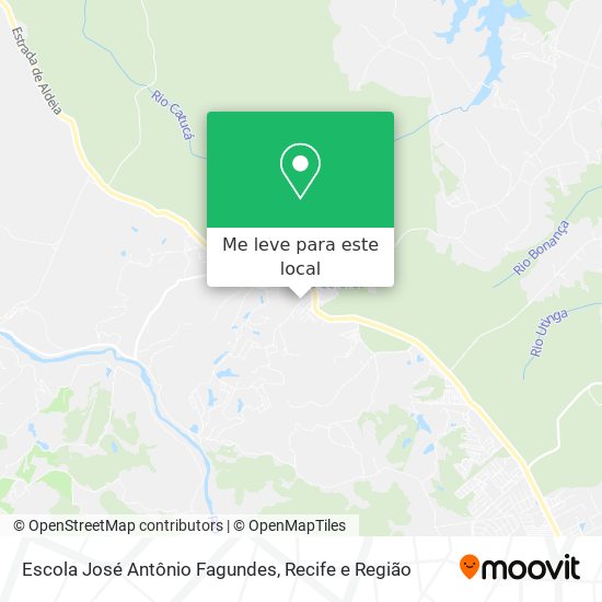 Escola José Antônio Fagundes mapa