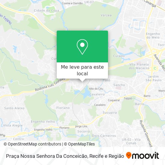 Praça Nossa Senhora Da Conceicão mapa