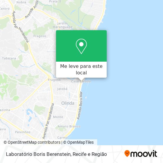 Laboratório Boris Berenstein mapa