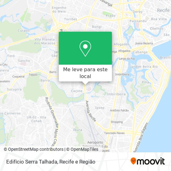 Edifício Serra Talhada mapa