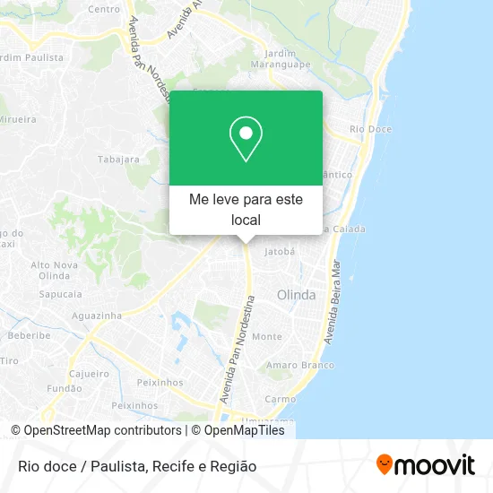 Rio doce / Paulista mapa
