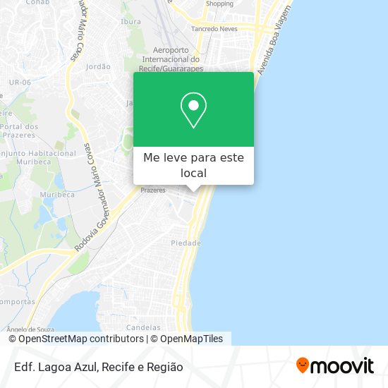 Edf. Lagoa Azul mapa