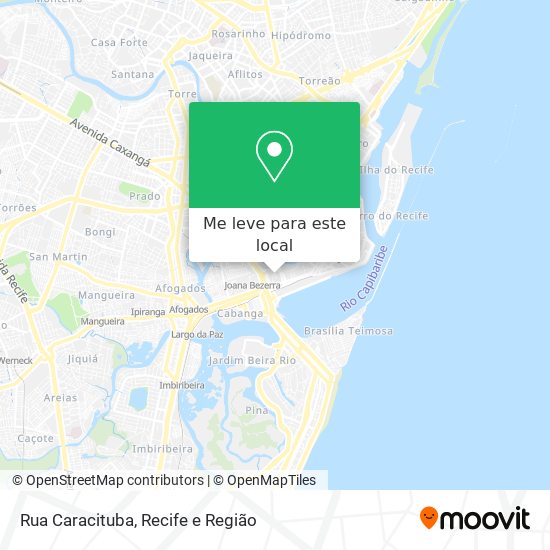Rua Caracituba mapa