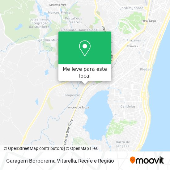Garagem Borborema Vitarella mapa