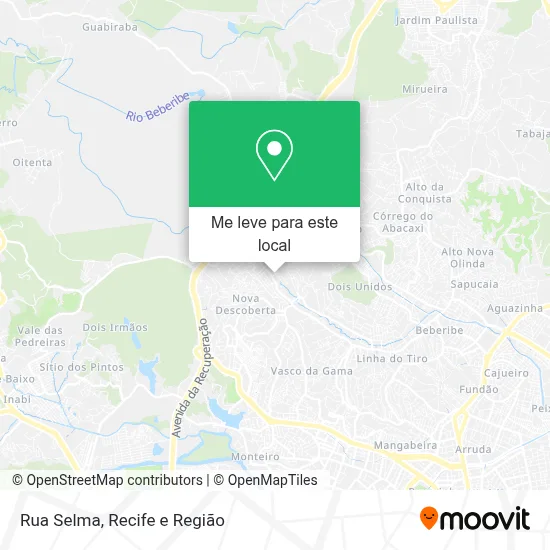 Rua Selma mapa