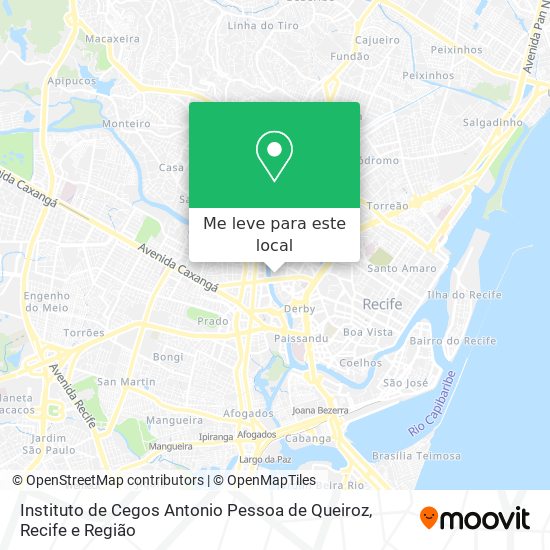 Instituto de Cegos Antonio Pessoa de Queiroz mapa