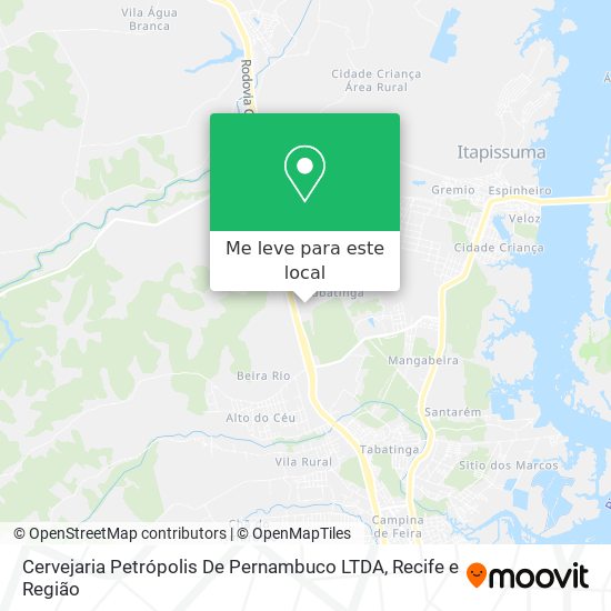 Cervejaria Petrópolis De Pernambuco LTDA mapa