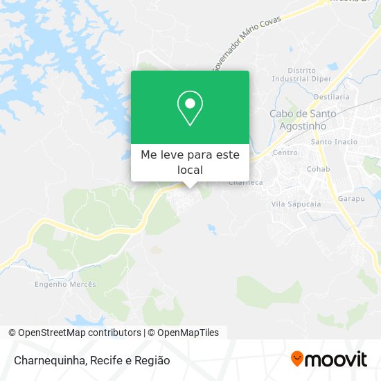 Charnequinha mapa