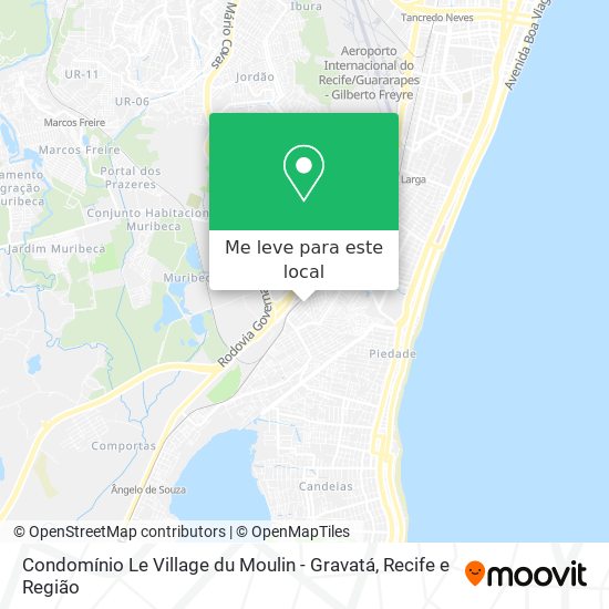 Condomínio Le Village du Moulin - Gravatá mapa