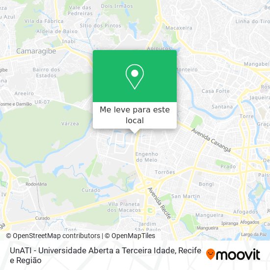 UnATI - Universidade Aberta a Terceira Idade mapa
