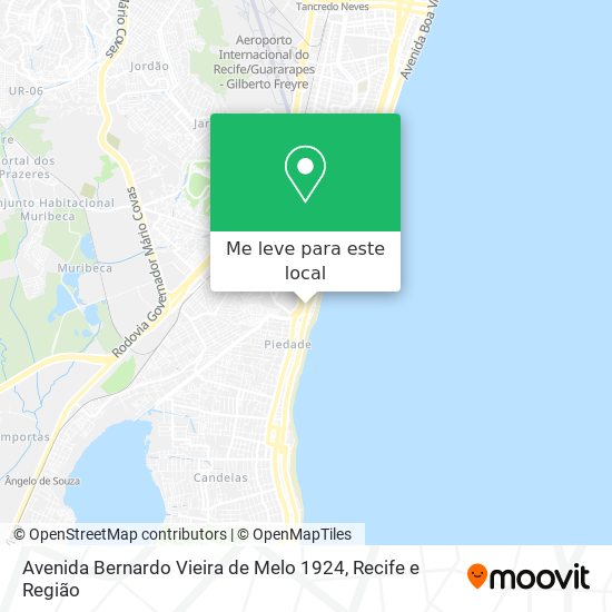 Avenida Bernardo Vieira de Melo 1924 mapa