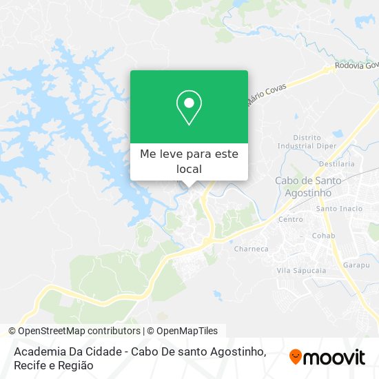 Academia Da Cidade - Cabo De santo Agostinho mapa