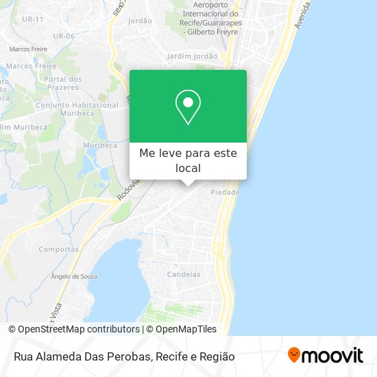 Rua Alameda Das Perobas mapa