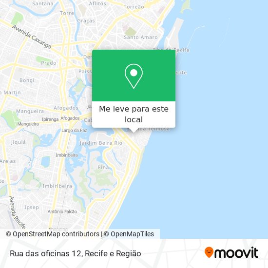 Rua das oficinas 12 mapa