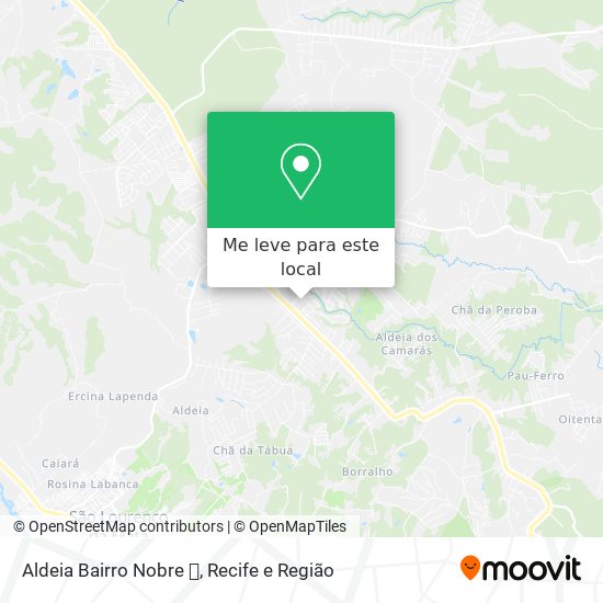 Aldeia Bairro Nobre 🌿 mapa