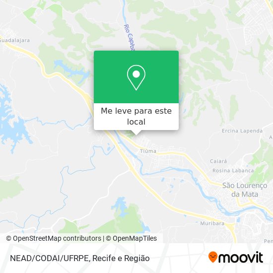 NEAD/CODAI/UFRPE mapa