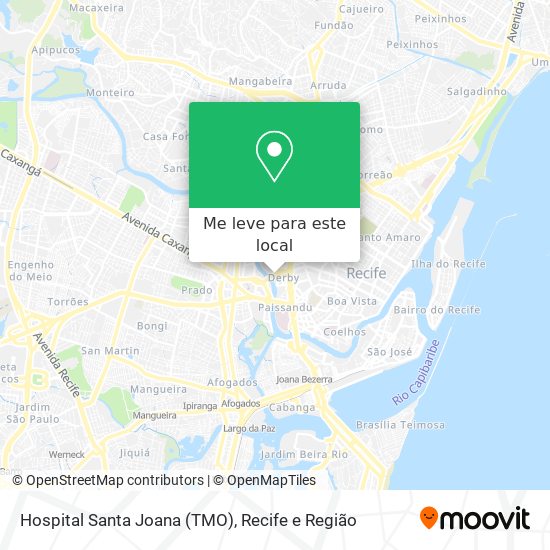 Hospital Santa Joana (TMO) mapa