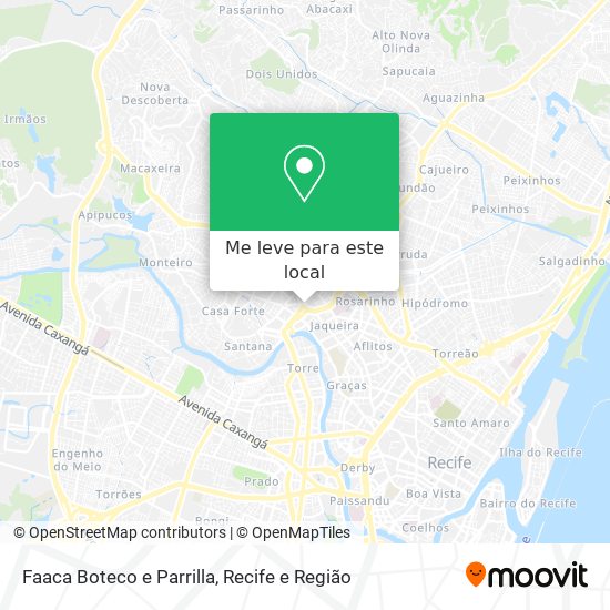 Faaca Boteco e Parrilla mapa