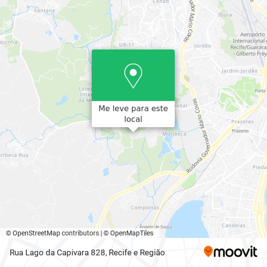 Rua Lago da Capivara 828 mapa